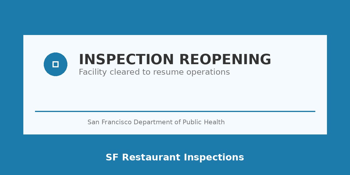 Restaurant Reopening